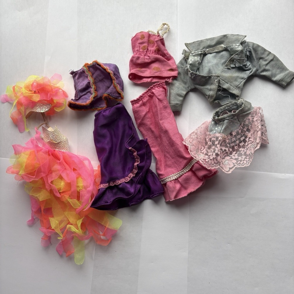 Vintage Barbie Clothes Lot of 4 Outfits from the 90s/80s